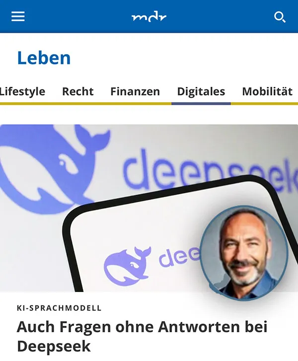 Michael Schwertel über offene Fragen bei Deepseek