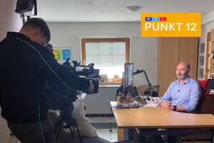 Prof. Michael Schwertel im Interview mit RTL Punkt12 über virale KI-Früchte auf TikTok